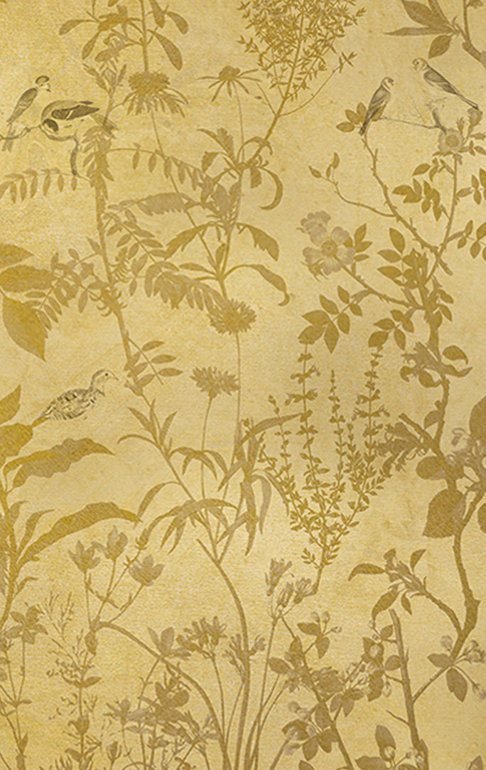 Le jardin d'oiseaux, la fresque (760x280cm)